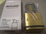 Schlage Commercial KS43F2300 Brass Padlock 2" Shackle "c" Keyway Cylinder. Fixed Price $135.00.