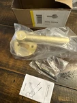 Premier Round Rod Lever Dummy Door Lock Satin Brass HLK2105CB 8940368. Fixed Price $9.99.