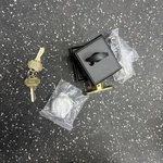 Emtek 8468US19 Brass Rectangle Single Cylinder Keyed Entry Deadbolt Flat Black. Fixed Price $75.00.