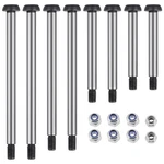 Jggzone Polished Steel Lock-nut Style Hinge-pin Threaded Pins Set Compa.... Fixed Price $29.22.