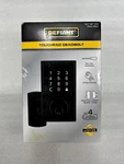 Defiant Slim Matte Black Electronic Touchpad Deadbolt 1007587013. Fixed Price $29.99.