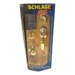 Schlage Ultima Brass Maximum Security Handle Lock Set F360D Deadbolt 4 Key New. Fixed Price $89.20.