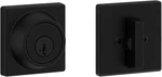 Kwikset Sqt 514 Smt 6AL Strkp Matte Black Smartkey Square Deadbolt 91580-085. Fixed Price $25.50.