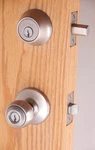 Kwikset Polo Keyed Entry Knob With Deadbolt Satin Nickel 690P15 #96Q. Fixed Price $11.49.