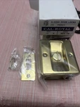 Cal-royal Sliding Door Privacy Lock #SDL-16 Gold Gloss (finish #3) New. Fixed Price $9.99.