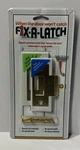 Fix-a-latch Mixed 2-PACK (interior & Exterior) Brass Finish Four Minute Repair. Fixed Price $19.99.
