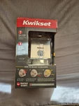 Kwikset Uptown Single Cylinder Deadbolt Satin Nickel Finish. Fixed Price $29.99.