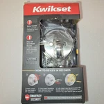 Kwikset Uptown Low Profile Satin Nickel Single Cylinder Round Contemporary. Fixed Price $9.99.
