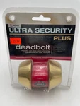 Ultra Security Plus Deadbolt Exterior Key Locking Oil Rubbed Bronze. Fixed Price $12.57.