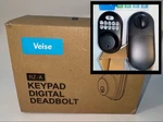 Viese Keypad Digital Deadbolt Rz-a Smart Lock Black Never Used Open Box. Fixed Price $26.99.