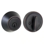 Aged Bronze Single Cylinder Deadbolt. Fixed Price $20.11.