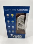 Toledo Stainless Steel Bluetooth Electronic Deadbolt Single Cylinder. New Box. Fixed Price $74.95.