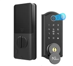 Smart Fingerprint Deadbolt Entry Door Lock W/bluetooth, App, Remote Ctrl, Ekeys. Fixed Price $158.99.