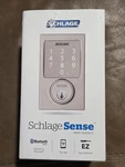 Schlage Sense Smart Bluetooth Deadbolt (BE479AA) Century Trim Satin Nickel, App. Fixed Price $200.00.
