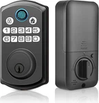 Locsmart Fingerprint Door Lock, Keyless Entry Electronic Keypad Deadb. Fixed Price $29.99.