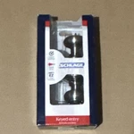 Schlage Keyed Entry Door Knob Lockset Satin Silver Metal. Fixed Price $17.00.
