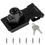 Jiozermi 2.5 Inch Stainless Steel Hasp Latches With Keys, Twist Knob Keyed Lo.... Fixed Price $14.44.