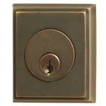 Emtek Rectangular Style Brass Modern Single Cylinder Deadbolt, Oil Rubbed Bronze. Fixed Price $46.99.