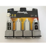 Master M530XQLH 4-PACK Keyed Alike Outdoor Padlocks 2 In Shackle. Fixed Price $45.00.