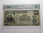 $20 1902 Spiro Oklahoma National Currency Bank Note Bill Ch. #9275 Pmg VF25. Fixed Price $1954.99.