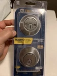 Truguard DL62 KA3Z Double-cylinder Deadbolt, Stainless Steel. Fixed Price $19.99.