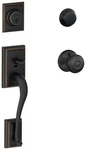 Schlage F62-ADD-GEO Addison Double Cylinder Handleset Bronze. Fixed Price $307.28.