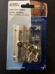 First Watch Brass Chain Door Guard With Shortener. Fixed Price $5.00.