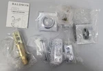 Baldwin 9BR3800 - Contemporary Square Deadbolt Polished Chrome Single Cyl. Fixed Price $28.50.