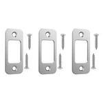 Door Strike Plate Round Corner Deadbolt 1" X 2-1/4" With 6 Screw.... Fixed Price $17.08.