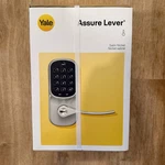 Yale Assure Lever Keyless Keypad Electronic Handle Lock Satin Nickel New. Fixed Price $119.95.