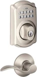 Schlage FE365 -cam 619 Camelot Keypad Combo Pack With Accent Lever. Fixed Price $70.00.