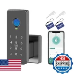 Foxgard Fingerprint Door Lock 5-IN-1 Biometric Smart With Keypad, App Con. Fixed Price $53.50.