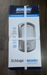 Schlage Encode Smart Wifi Deadbolt BE489WBGRW619 Satin Nickel Sealed. Fixed Price $199.02.