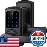 Signstek Keyless Entry Door Lock Handle Digital Keypad Knob Smart. Fixed Price $81.88.