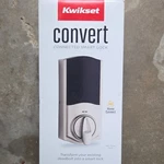 Kwikset Convert Connected Smart Zigbee Satin Nickel Auto-locking Remote. Fixed Price $77.00.