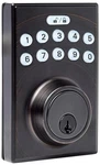 Amazon Basics Electronic Keypad Deadbolt Door Lock Keyless Entry - Oil Bronze. Fixed Price $40.05.