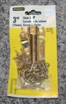 Stanley 75-7031 Satin Brass Chain Bolt, 3". Fixed Price $9.35.