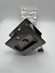 Ives 991 B-619 1-3/4" Pull Pocket Sliding Door Lock Platinum Nickel. Fixed Price $12.95.