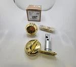 Schlage B60 Single Cylinder Keyed Entry Grade 1 Deadbolt - Brass. Fixed Price $36.50.