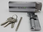 Inox Euro Cylinder Lock Polished Chrome CYEU-5035TK-26 Thumbturn Deadbolt Keys. Fixed Price $69.99.