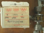 Weiser Lock Antique Etched Nickel Finish Entry Set A530A 17E- 2 3/8. Fixed Price $30.00.