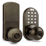 Milocks TKK-02AQ Digital Door Knob Handle With Electronic Keypad Keyle.... Fixed Price $61.94.