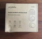 Arpha Keypad Deadbolt Door Knob Smart Lock Home D180K Pls Read. Fixed Price $45.00.