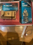 Nip Ultra Rim Night Latch Single Cylinder Deadbolt Lot. Fixed Price $12.99.