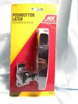 New 5414693 Ace Storm/screen Door Pushbutton Latch Blk Fits 3/4" 1/4". Fixed Price $7.97.