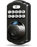 Veise Fingerprint Door Lock, Keyless Entry, Electronic, KS02A - Matte Black. Fixed Price $43.08.