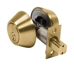 Home Plus LA2136 Polished Brass Double Cylinder Deadbolt 2-1/2 X W In.. Fixed Price $21.01.