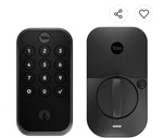 Yale Assure Lock 2 Keypad Door With YRD410-ADT1-BSP Black Suede. Fixed Price $180.00.
