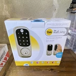 Yale Real Living Touchscreen Deadbolt Keyless Entry Satin Nickel Door Lock. Fixed Price $124.99.