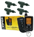 Viper 3306V Responder Lcd 2-WAY Car Security System + 4X Universal Door Locks. Fixed Price $219.00.
